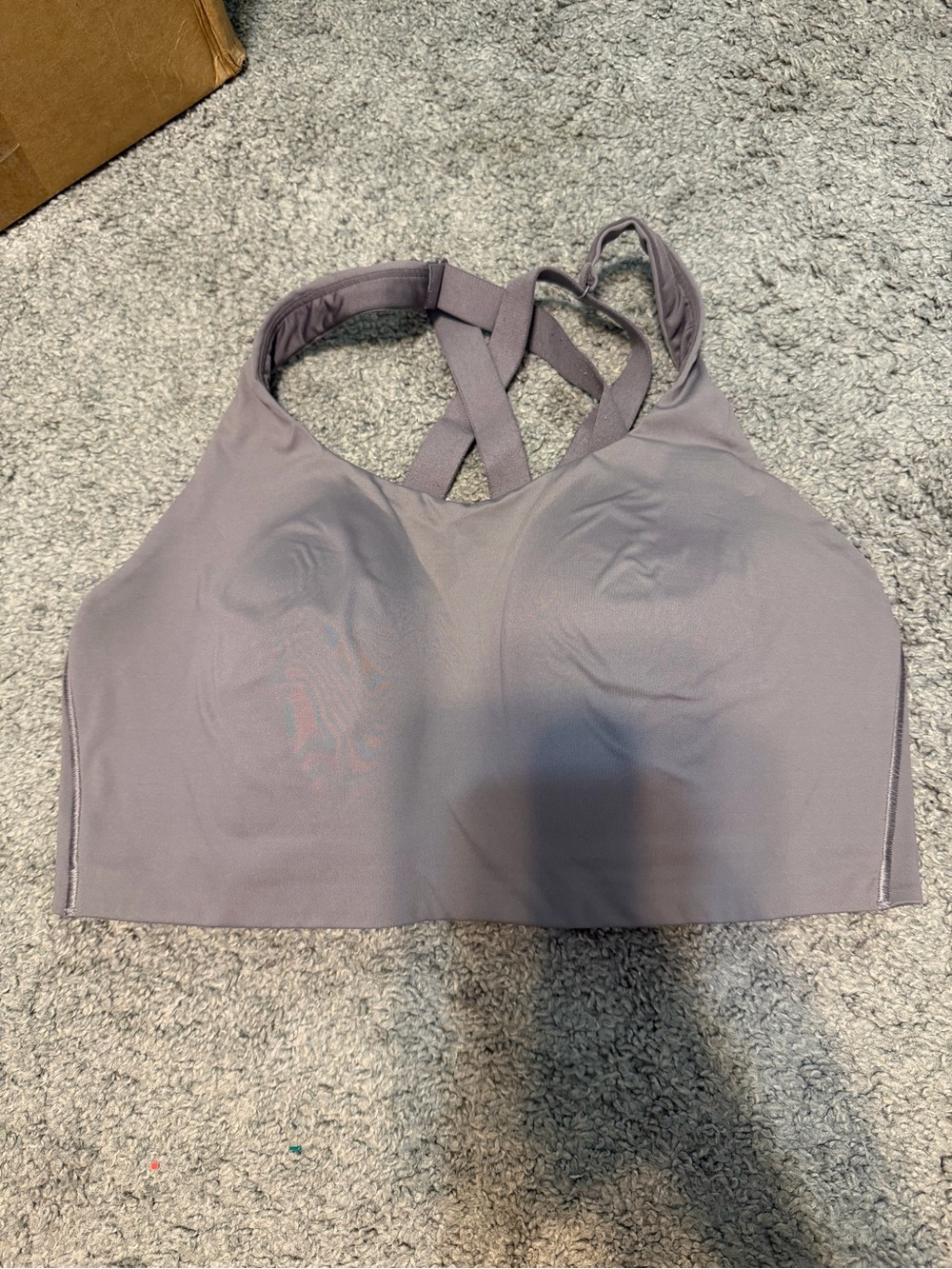 lululemon athletica Crisscross Back Sports Bra - Mauve Gray